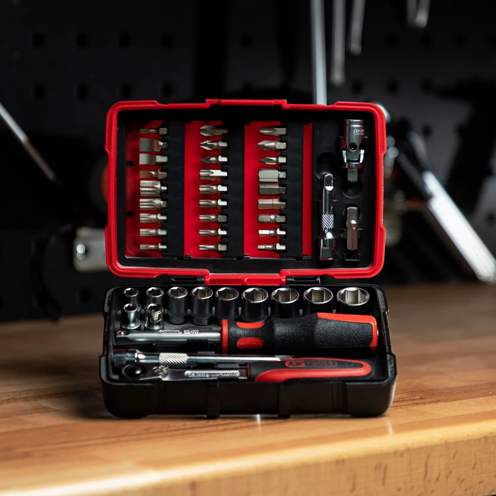 Súprava nástrčných hlavíc a príslušenstva ULTIMATE 1/4", 44-dielna KS Tools 922.0644