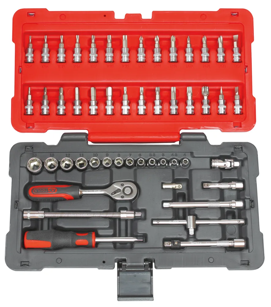 Súprava nástrčných hlavíc a príslušenstva ULTIMATE 1/4", 50-dielna KS Tools 922.0650