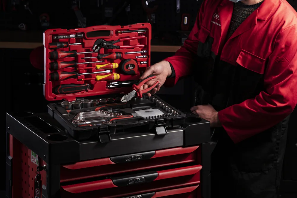 Súprava nástrčných hlavíc a príslušenstva ULTIMATE 1/4" a 1/2", 101-dielna KS Tools 922.0701
