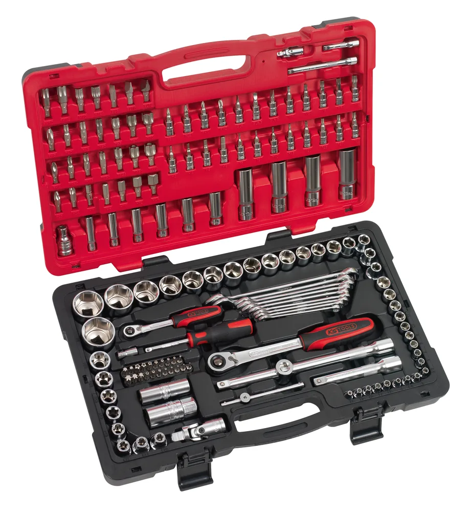 Súprava nástrčných hlavíc a príslušenstva ULTIMATE 1/4" a 1/2", 151-dielna KS Tools 922.0751