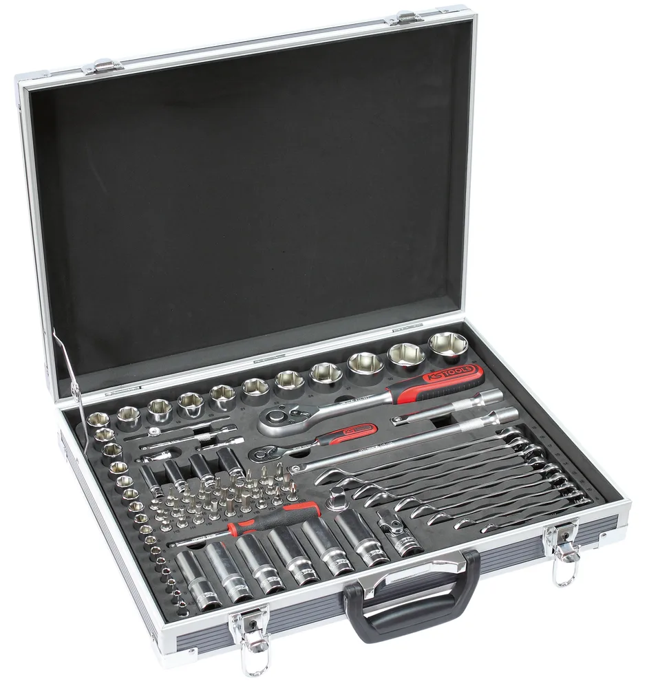 Súprava nástrčných hlavíc a príslušenstva ULTIMATE 1/4" a 1/2", 83-dielna KS Tools 922.0683