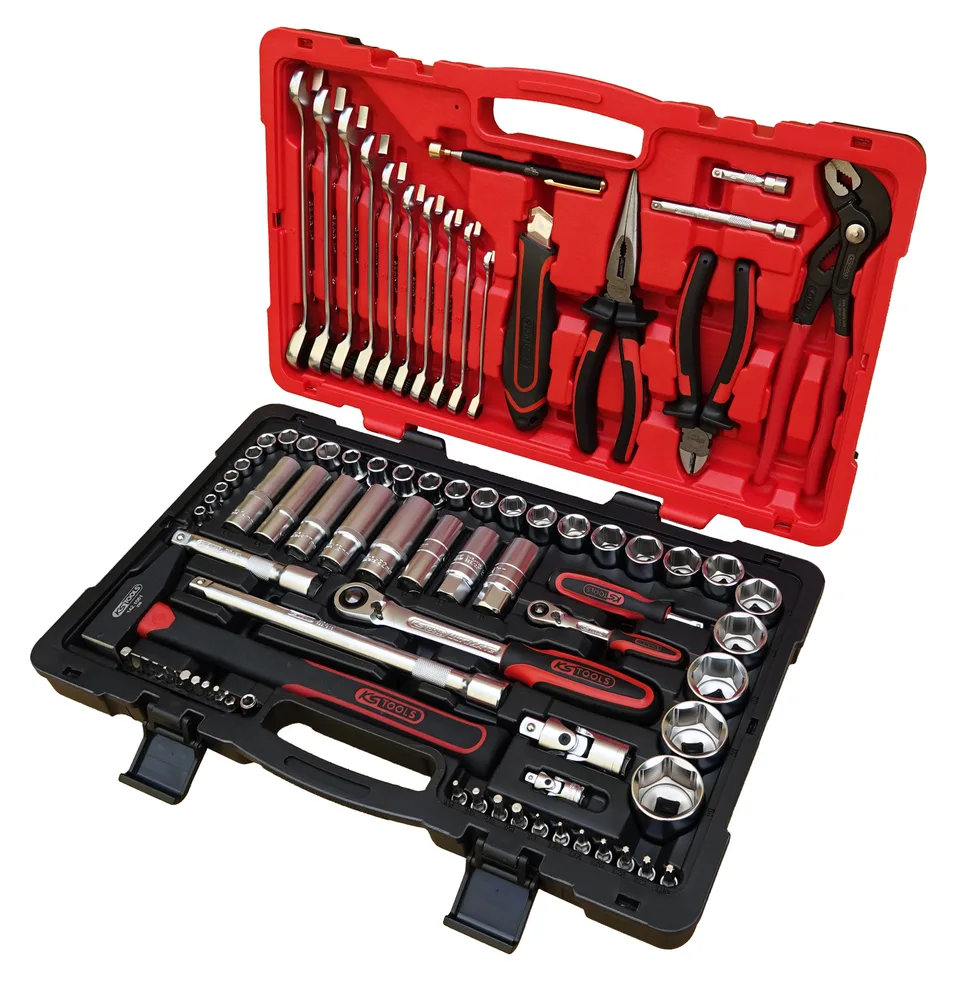 Súprava nástrčných hlavíc a príslušenstva ULTIMATE 1/4" a 1/2", 84-dielna KS Tools 922.0684F