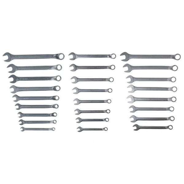 Súprava otvorených zahnutých kľúčov s očkom, 25-dielna, 6–32 mm KS Tools 517.0099