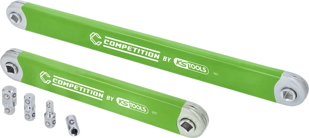 Súprava predlžovacích kľúčov COMPETITION pre ofsetové matice, 6-dielna KS Tools 512.0206