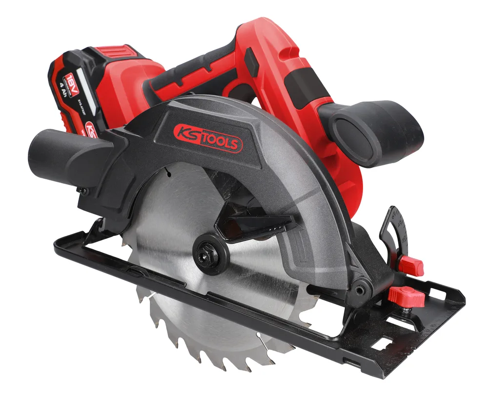 Súprava s akumulátorovou okružnou pílou Ø190 mm, 2 akumulátormi a nabíjačkou KS Tools 515.4770F