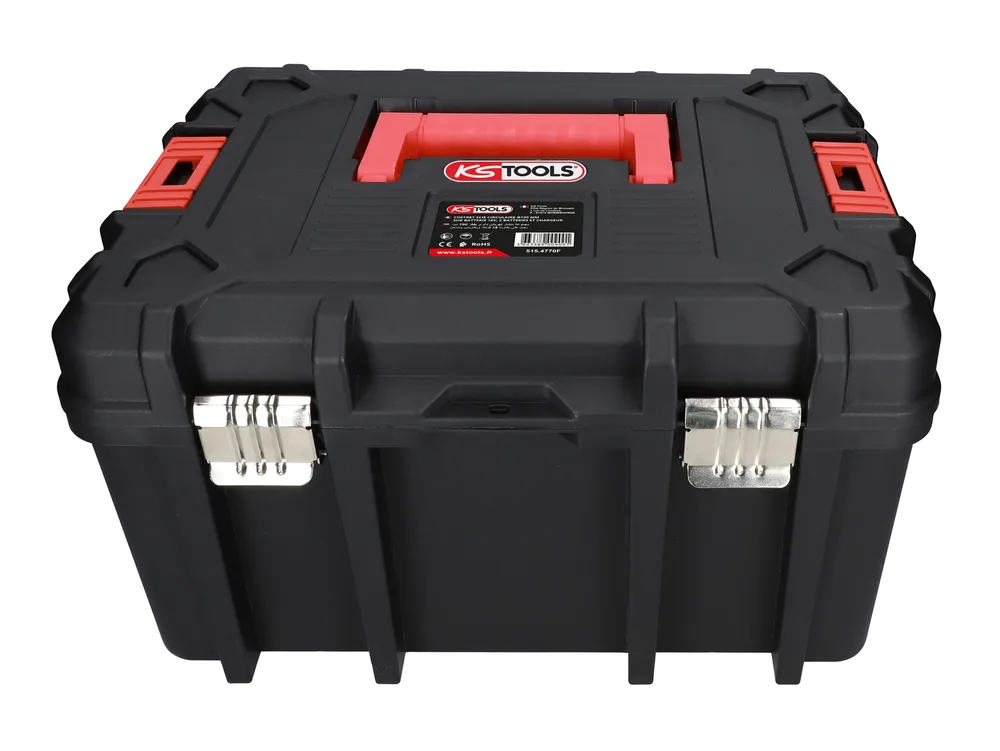 Súprava s akumulátorovou okružnou pílou Ø190 mm, 2 akumulátormi a nabíjačkou KS Tools 515.4770F