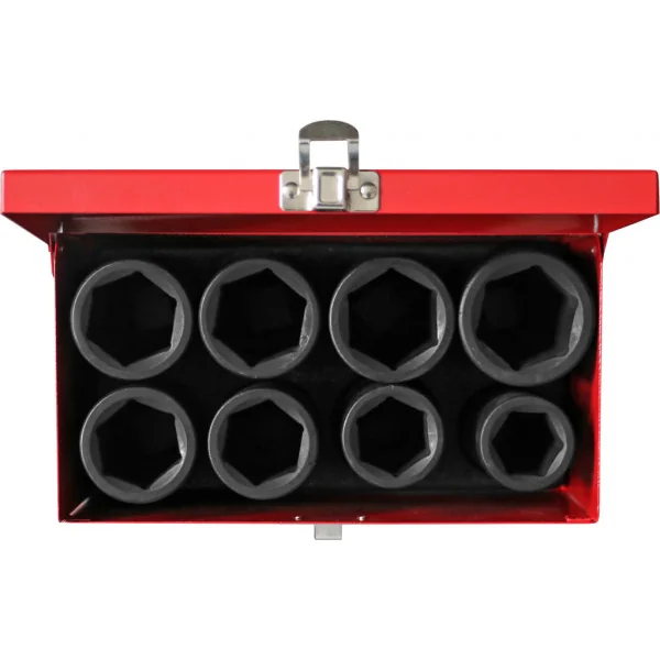 Súprava silových šesťhranných nástrčných hlavíc 3/4", dlhých, 8-dielna KS Tools 515.0510