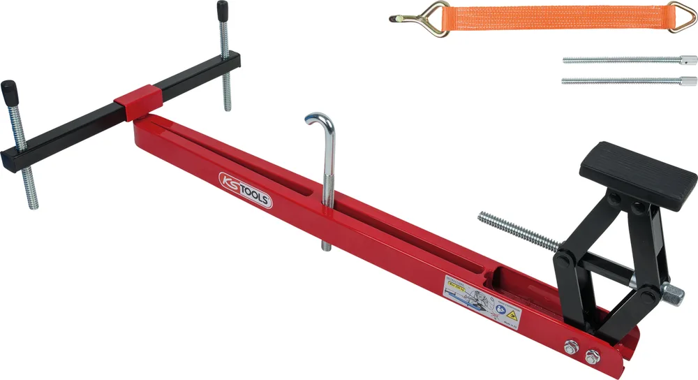 Súprava univerzálnych oporných traverz pre motor, 4-dielna KS Tools 160.0095