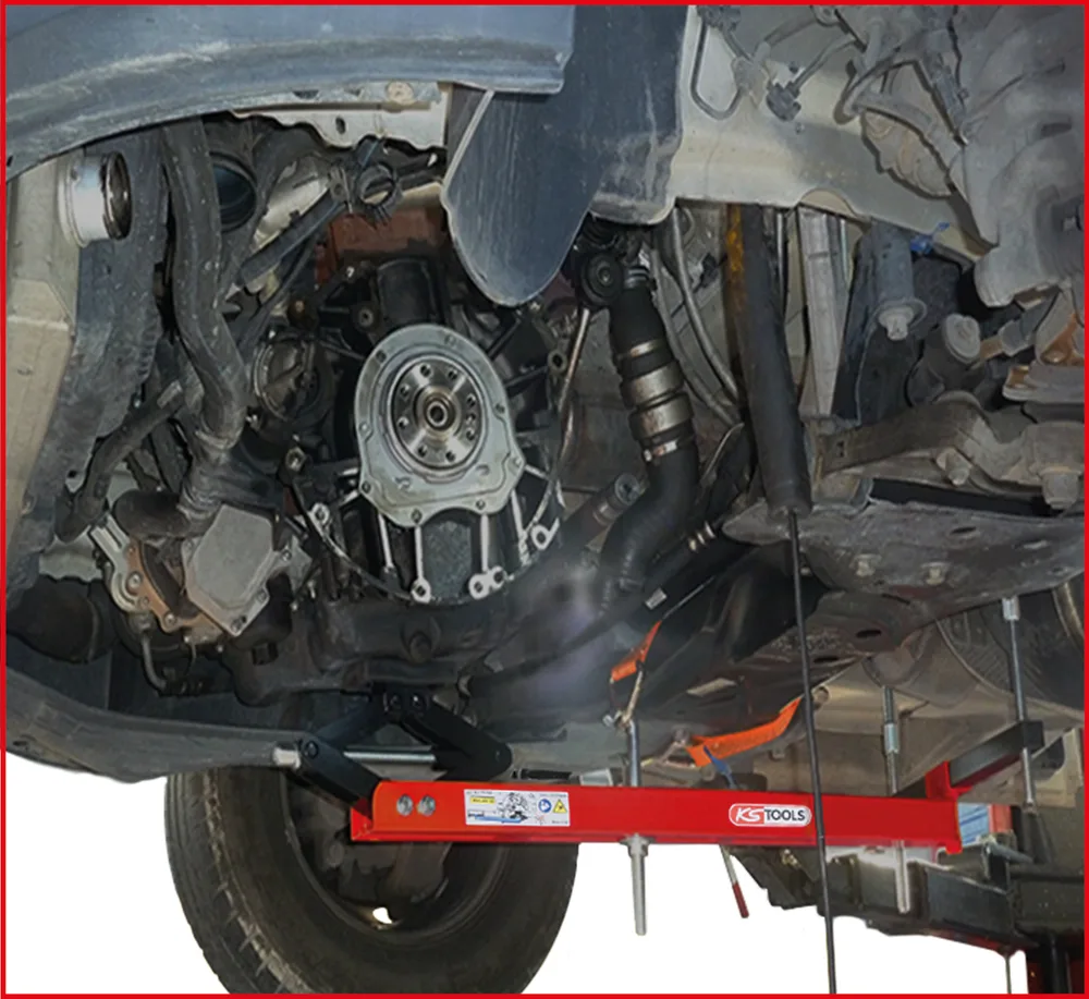 Súprava univerzálnych oporných traverz pre motor, 4-dielna KS Tools 160.0095