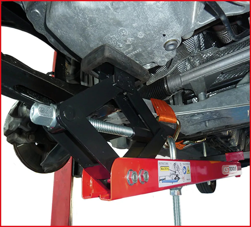 Súprava univerzálnych oporných traverz pre motor, 4-dielna KS Tools 160.0095