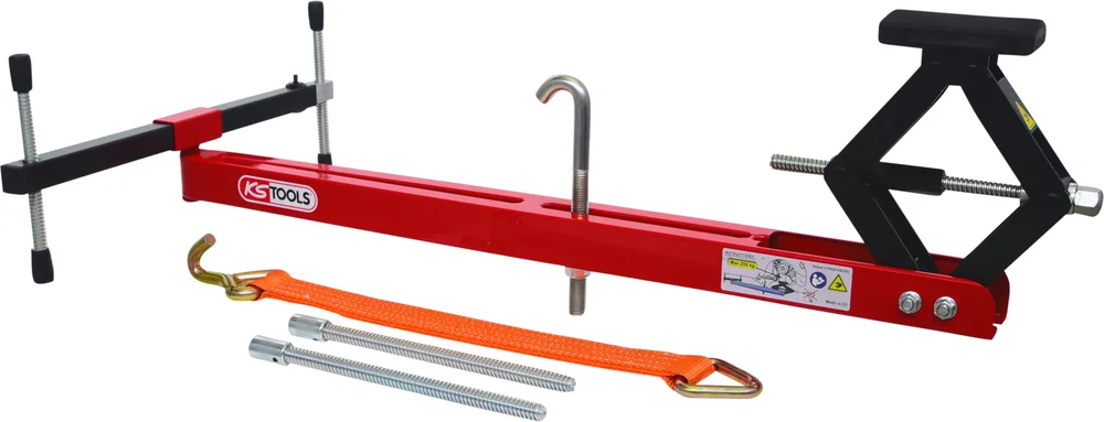 Súprava univerzálnych oporných traverz pre motor, 4-dielna KS Tools 160.0095