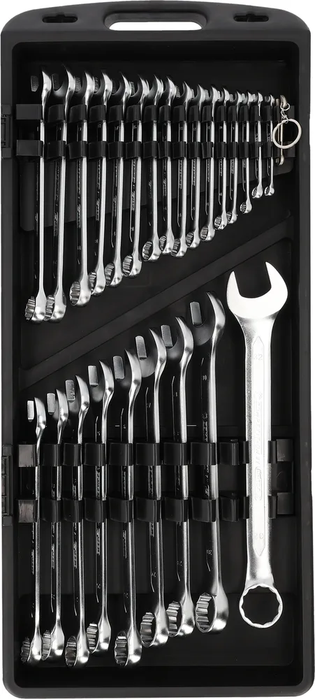 Súprava zahnutých dvojitých očkových kľúčov COMPETITION 6–32 mm, 25-dielna KS Tools 512.0235