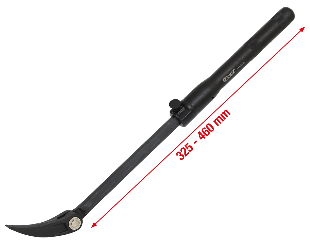 Teleskopická montážna páka s hlavou a kĺbom, 325-460 mm KS Tools 911.8186