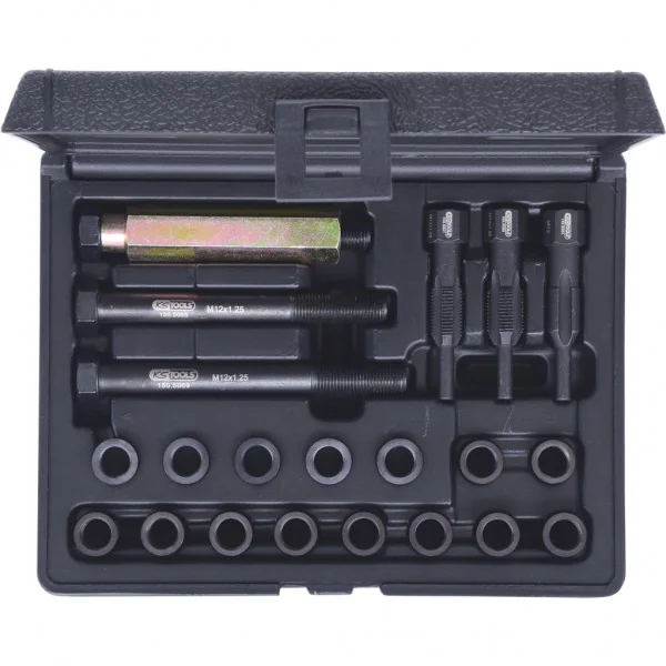 THREADfix súprava na opravu závitov M12 × 1,25 pre žhaviace a zapaľovacie sviečky, 21-dielna KS Tools 150.5060
