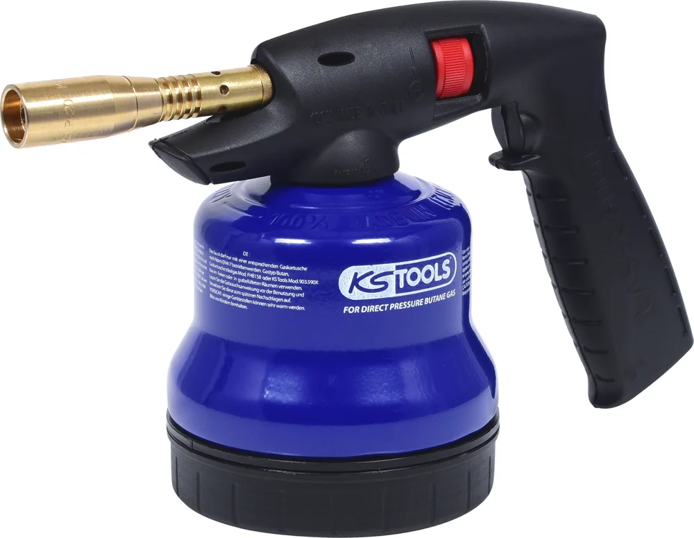 Univerzálny kartušový spájkovací horák, kovový KS Tools 903.5904
