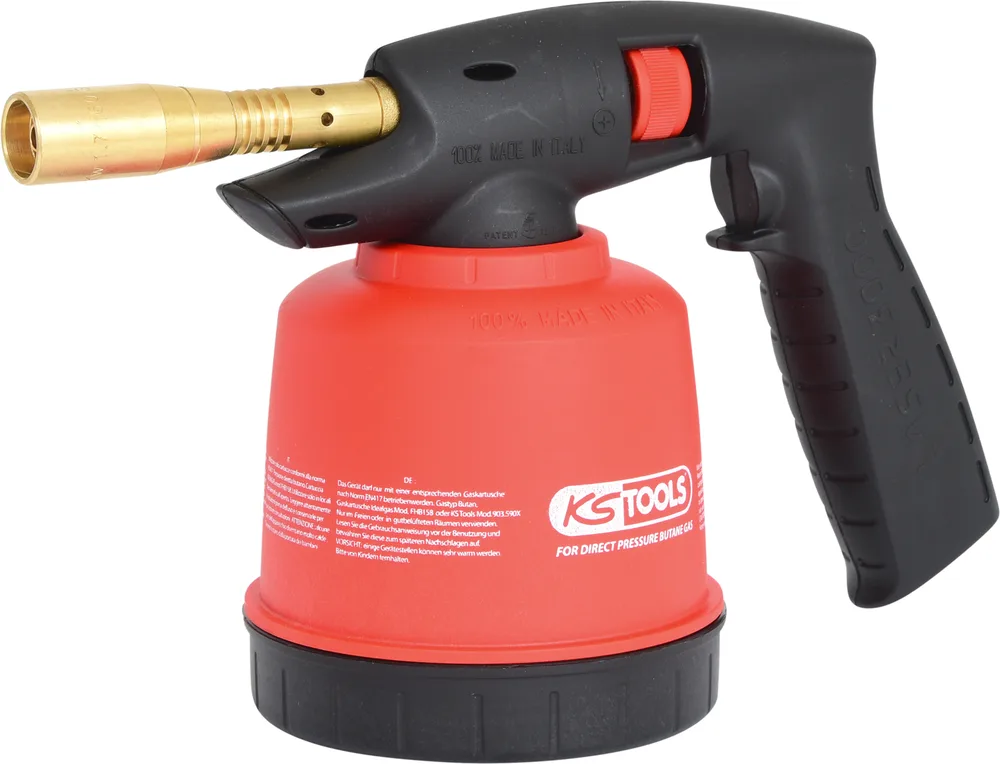 Univerzálny kartušový spájkovací horák, plastový KS Tools 903.5901