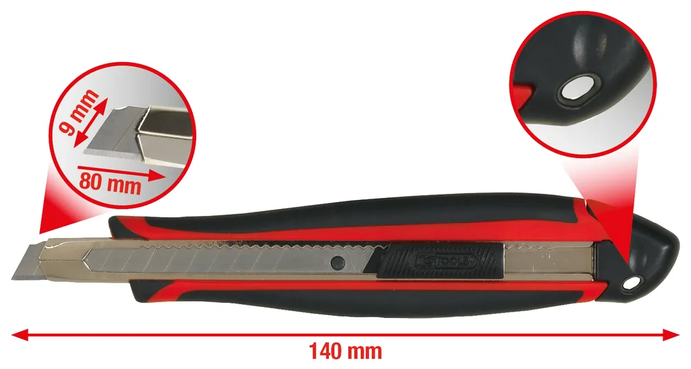 Univerzálny nôž s odlamovacou čepeľou, 9 mm KS Tools 907.2120