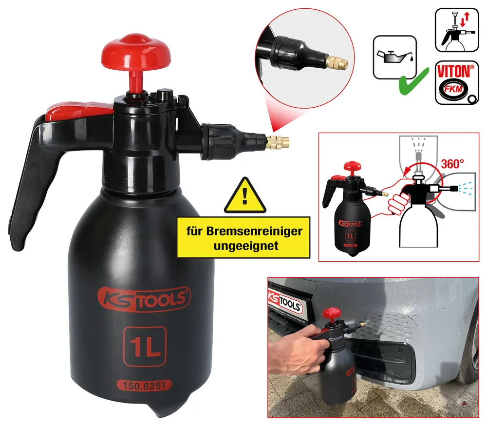 Univerzálny tlakový rozprašovač, 1 l KS Tools 150.8251