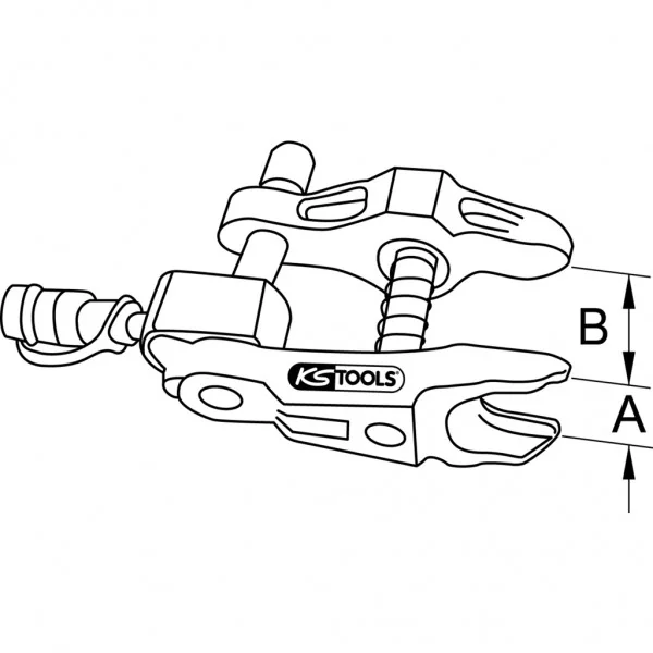 Univerzálny vytláčač guľového kĺbu bez hydraulického valca, 45 mm KS Tools 670.0181
