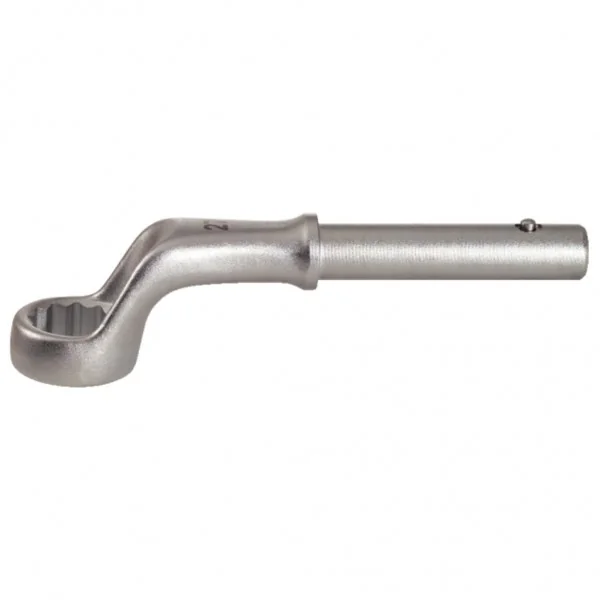 Zahnutý vyťahovací kľúč s očkom, 75 mm KS Tools 517.9075