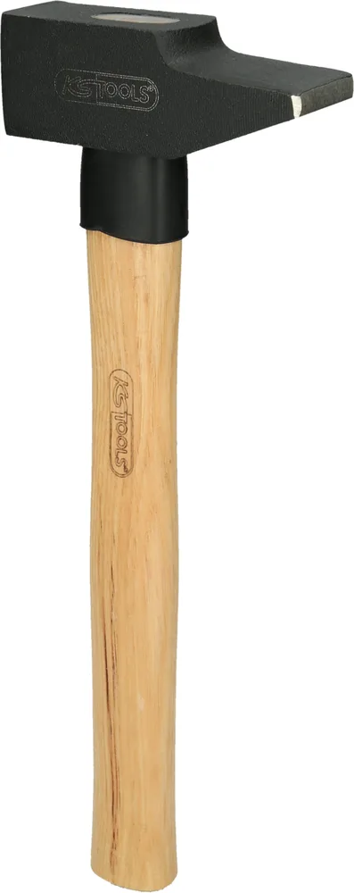 Zámočnícke kladivo, rúčka z hikórie, francúzsky tvar, 1000g KS Tools 142.1100