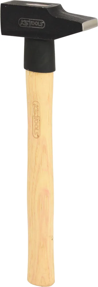 Zámočnícke kladivo, rúčka z hikórie, francúzsky tvar, 400g KS Tools 142.1050