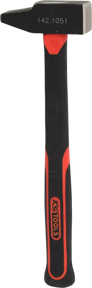 Zámočnícke kladivo, rúčka zo sklolaminátu, francúzsky tvar, 400g KS Tools 142.1051
