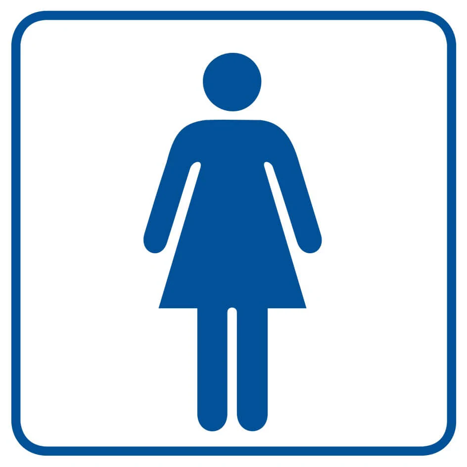 Informačná značka – dámske WC – RA015B2PN