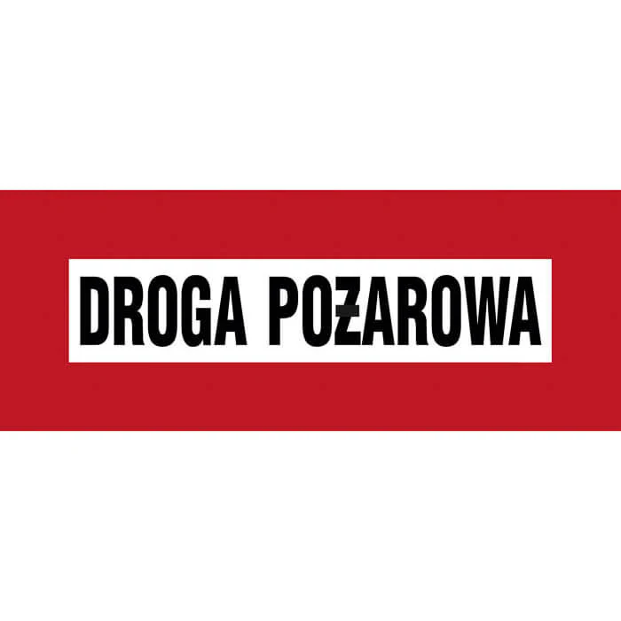 Požiarna značka – požiarna prístupová cesta – BC109BRPN