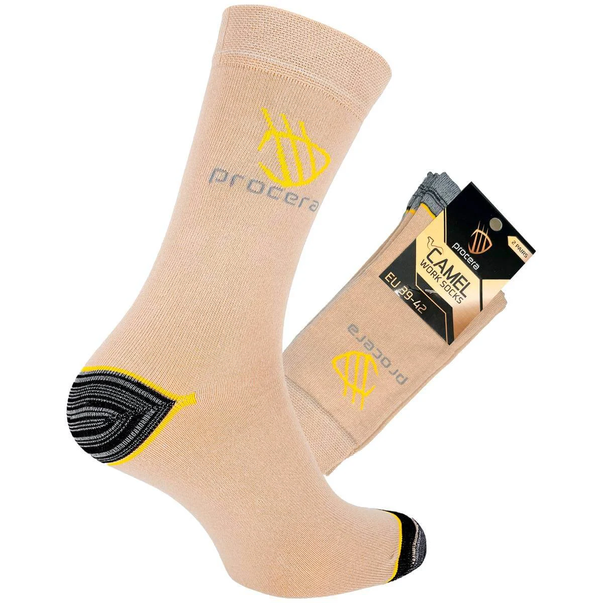 Pracovné ponožky CAMEL WORK SOCKS - 2 PARY