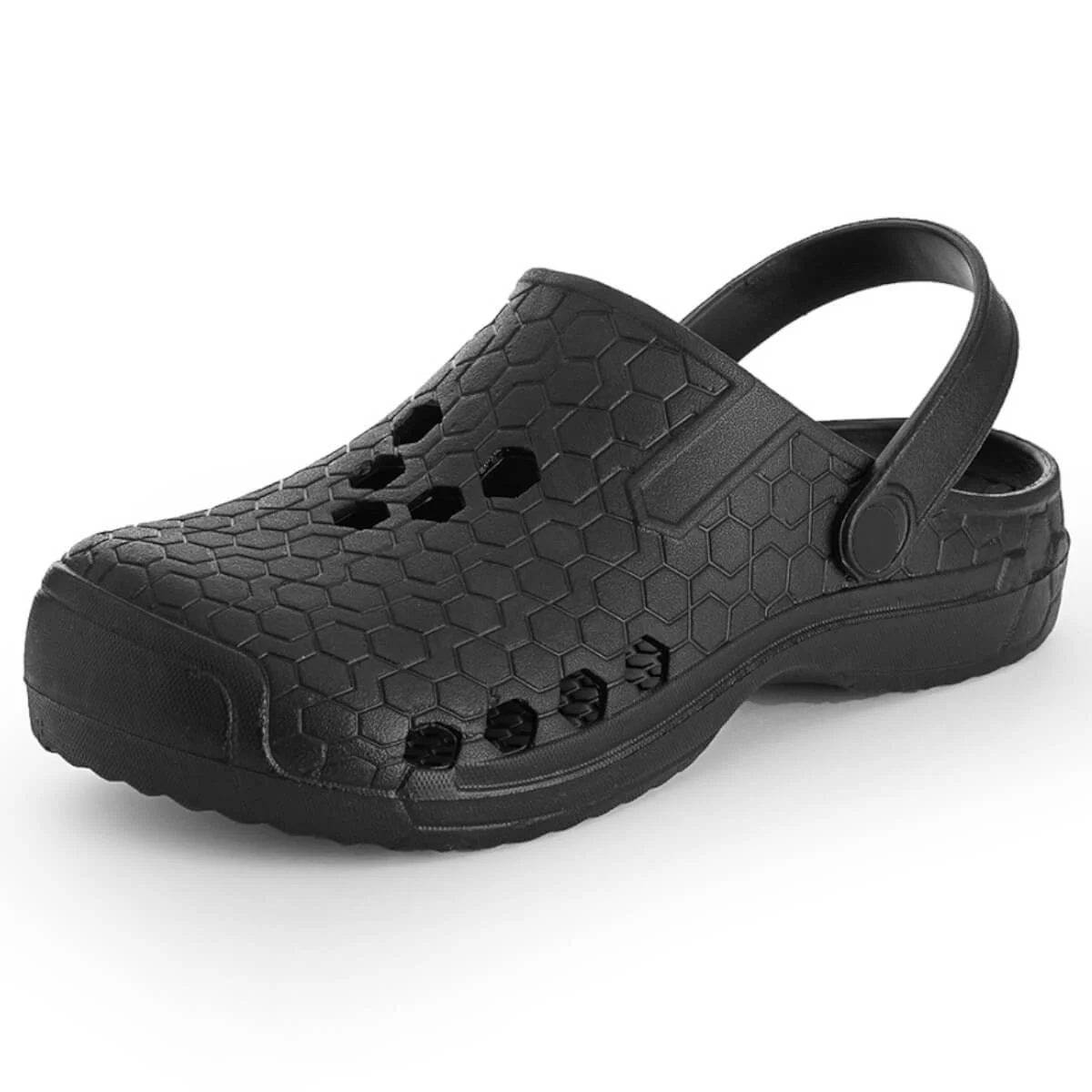 Pracovné šľapky EVA HEXO BLACK