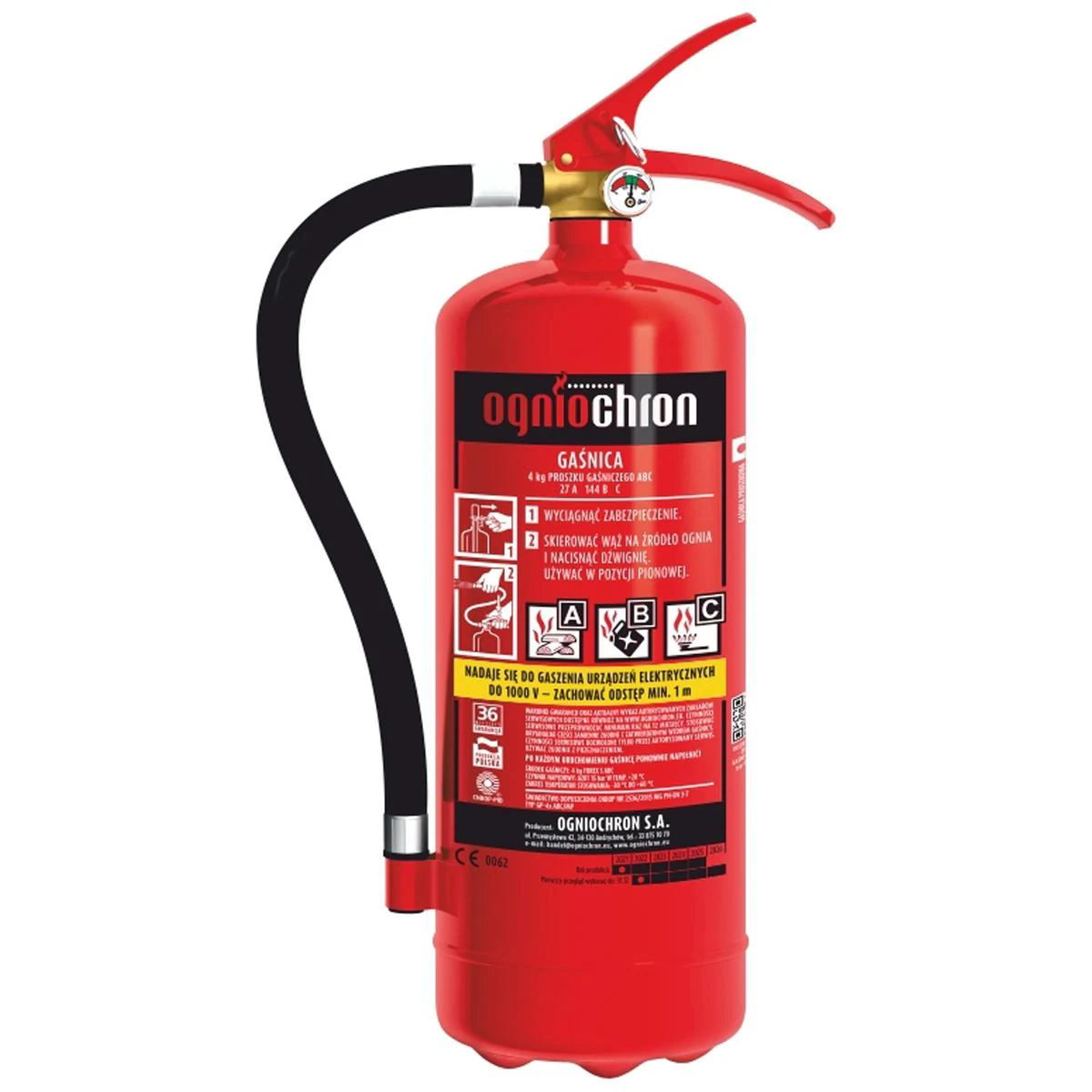 Práškový hasiaci prístroj Procera 6 kg GP6X ABC MP