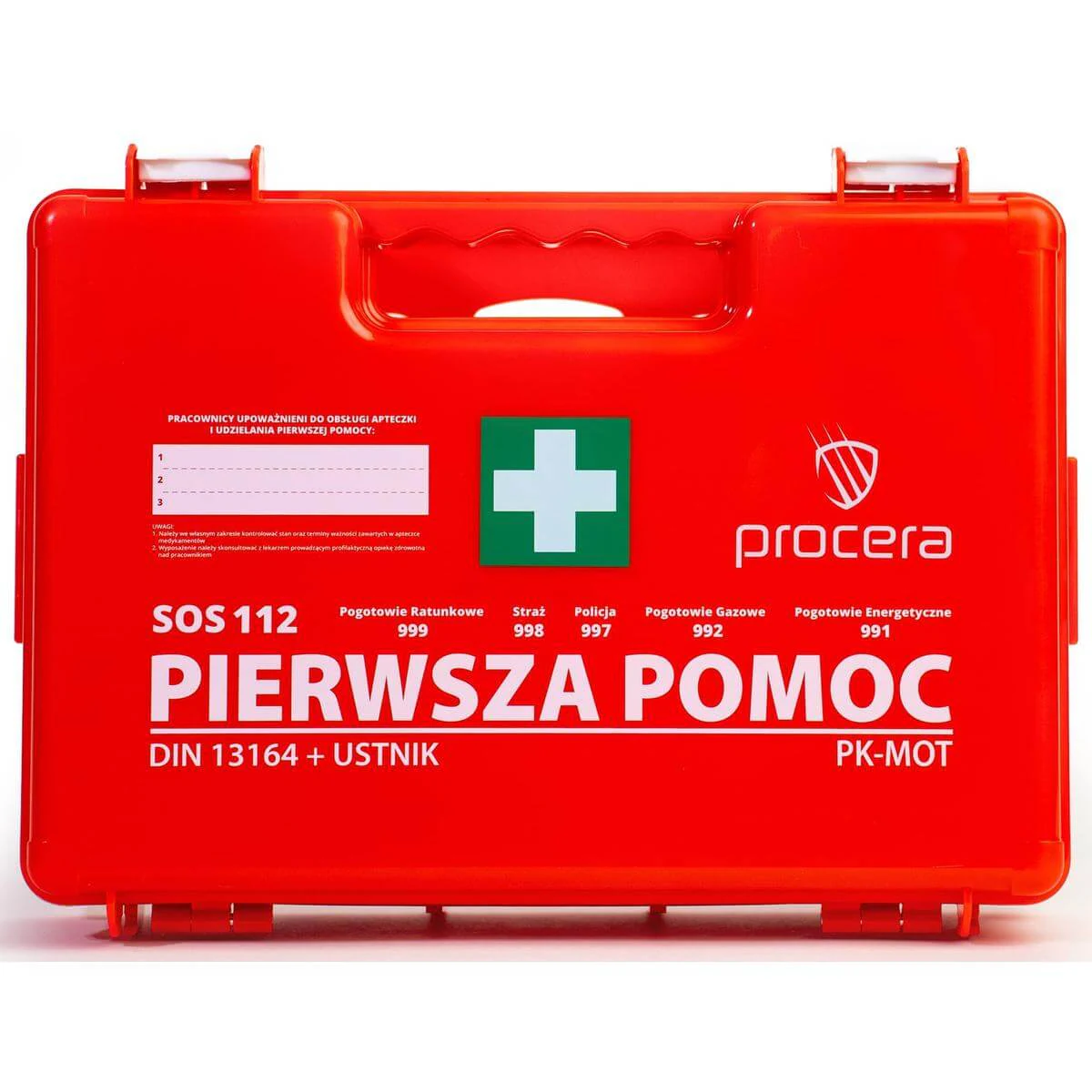 Prenosná lekárnička K-13 s výbavou DIN 13164 Procera