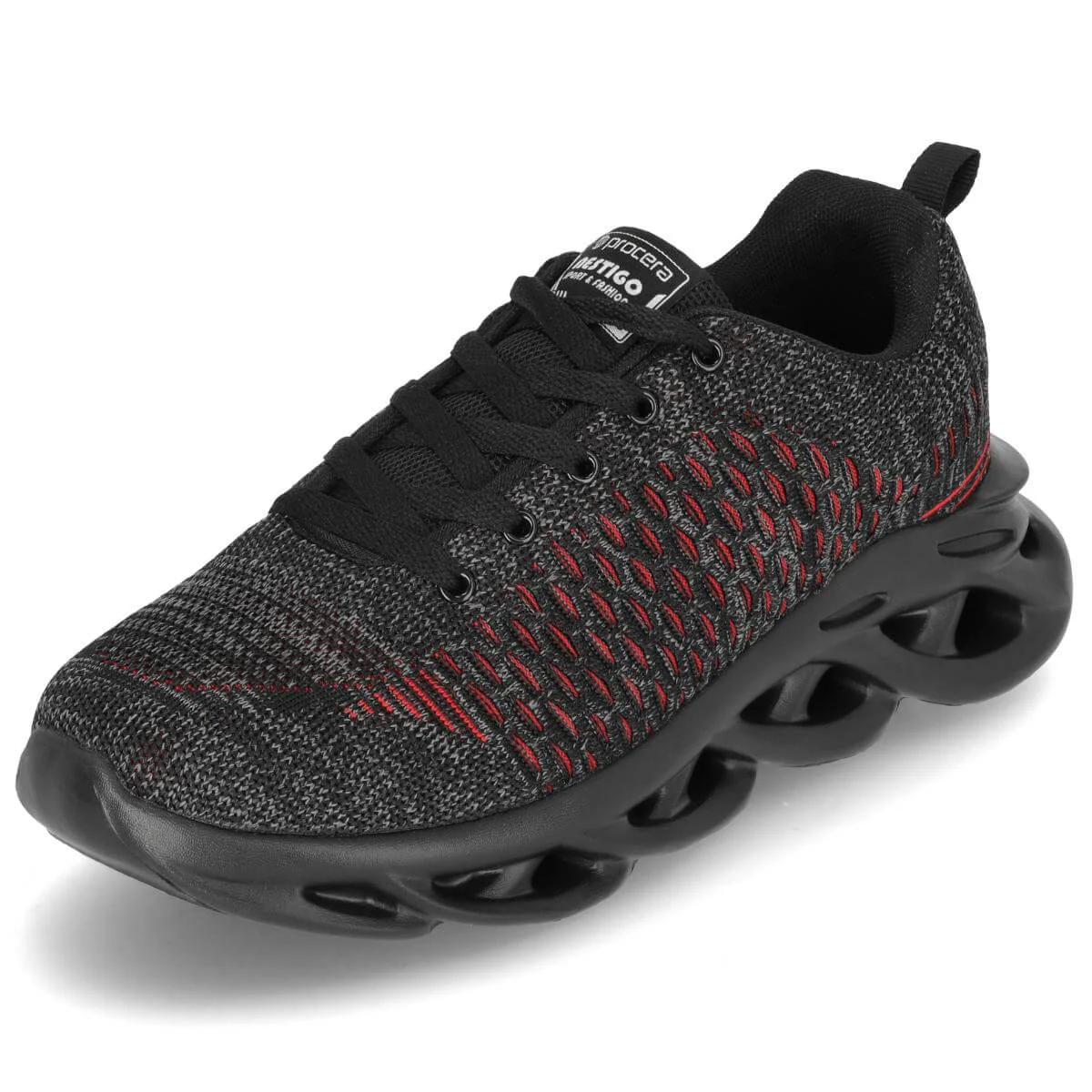 Rekreačná obuv NESTIGO BLACK/RED