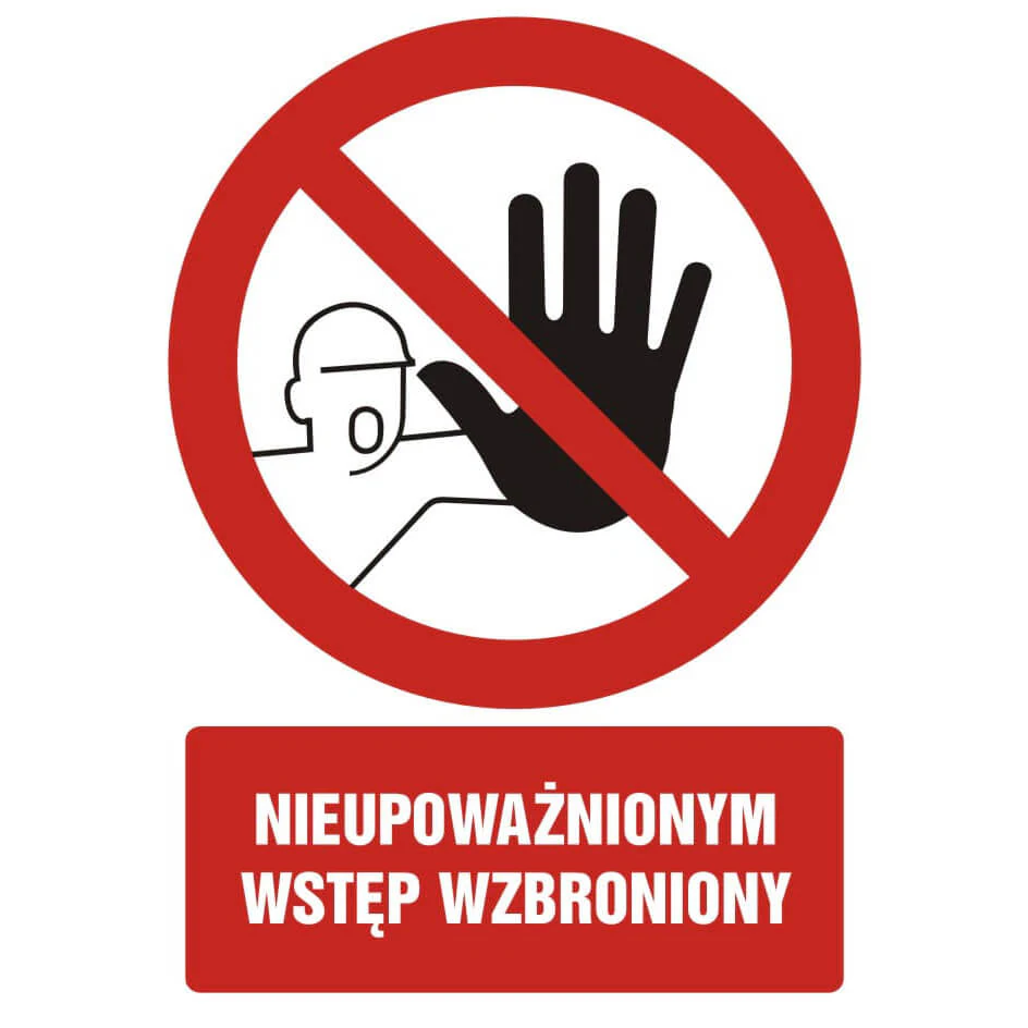 Zákazová značka – zákaz vstupu – GC014BKPN