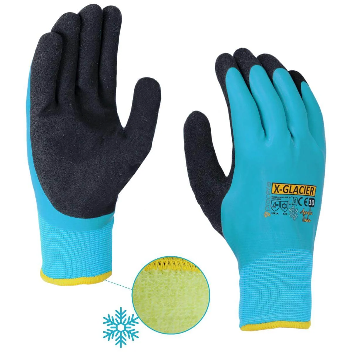 Zateplené pracovné rukavice Procera X-GLACIER