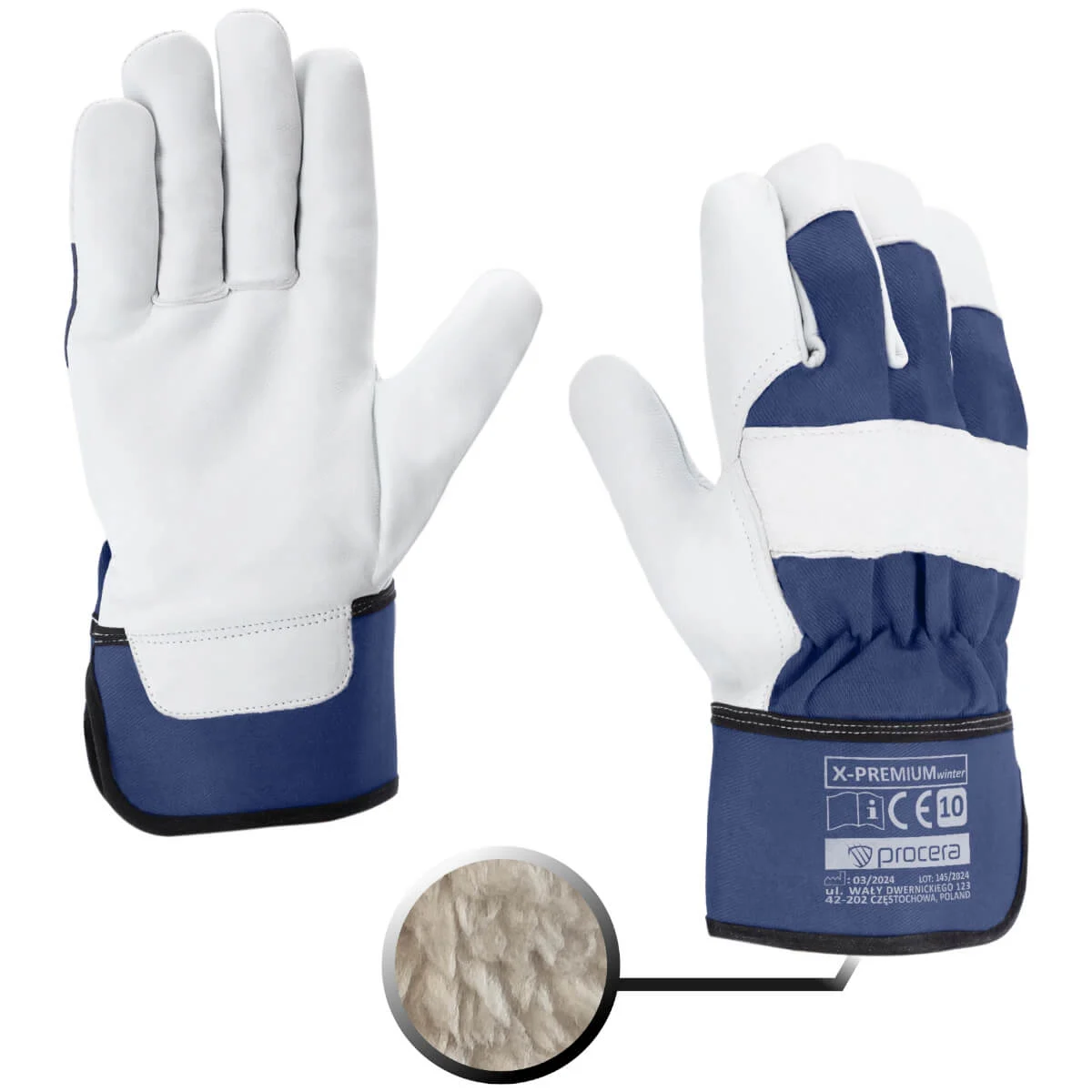Zateplené pracovné rukavice Procera X-PREMIUM WINTER