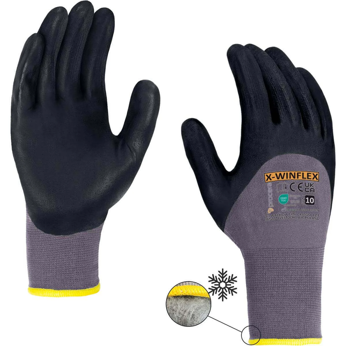 Zateplené pracovné rukavice Procera X-WINFLEX