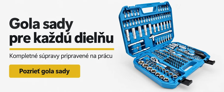 Gola sady pre každú dielňu – kompletné súpravy náradia