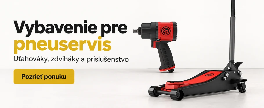 Vybavenie pre pneuservis – uťahováky, zdviháky a príslušenstvo