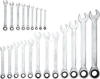 Brilliant Tools BT013121 Sada račňových očkoplochých kľúčov 21ks 6-32mm