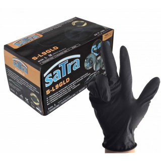 Nitrilové rukavice SATRA GRIP - diamantová textúra S-M9GLD
