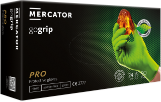 Nitrilové rukavice MERCATOR® Gogrip zelené 50ks
